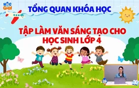 Khóa học video Tập Làm Văn lớp 4 (Biệt đội văn sĩ nhí 4)