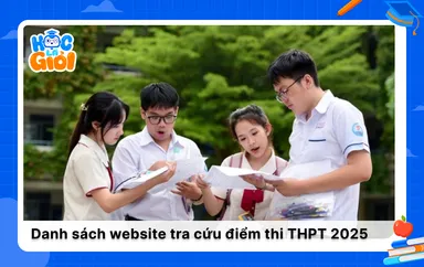 Danh sách website tra cứu điểm thi tốt nghiệp THPT 2025