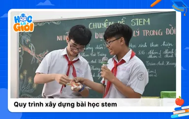 Quy trình xây dựng bài học STEM hiệu quả tại trường học