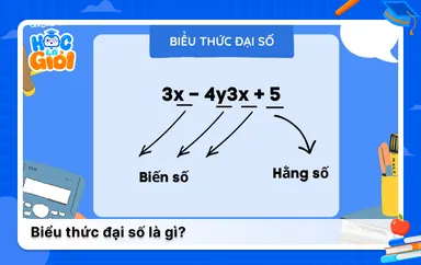Biểu thức đại số là gì? Cách hiểu và cách tính dễ nhớ