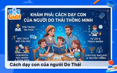 Khám phá cách dạy con của người Do Thái thông minh