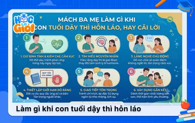 Mách ba mẹ làm gì khi con tuổi dậy thì hỗn láo, hay cãi lời