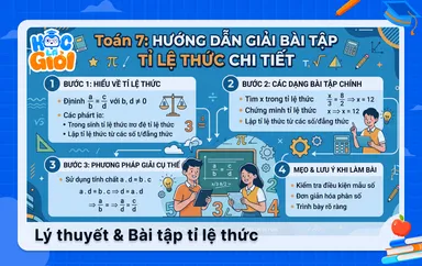 Toán 7(KNTT): Hướng dẫn giải bài tập tỉ lệ thức chi tiết