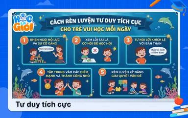 Cách rèn luyện tư duy tích cực cho trẻ vui học mỗi ngày