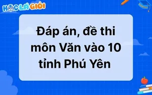 Đáp án, đề thi môn Văn vào 10 tỉnh Phú Yên 2025