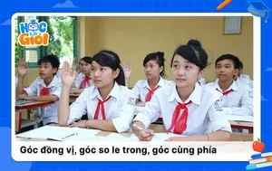 Phân biệt góc đồng vị, góc so le trong và góc cùng phía