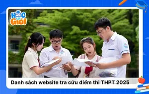 Danh sách website tra cứu điểm thi tốt nghiệp THPT 2025