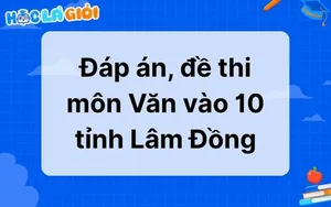 Đáp án, đề thi môn Văn vào 10 tỉnh Lâm Đồng 2025