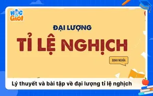 Lý thuyết và bài tập đại lượng tỉ lệ nghịch Toán 7