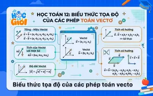 Học Toán 12: Biểu thức tọa độ của các phép toán vectơ