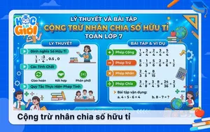 Lý thuyết và bài tập cộng trừ nhân chia số hữu tỉ toán lớp 7