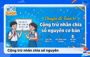 Chuyên đề Toán 6: Cộng trừ nhân chia số nguyên cơ bản