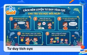 Cách rèn luyện tư duy tích cực cho trẻ vui học mỗi ngày